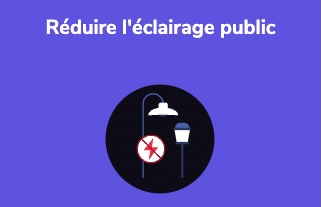 Réduire l'éclairage public