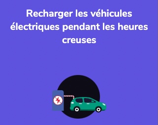 Recharger les véhicules électriques pendant les heures creuses