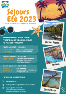 sejours ete 2023