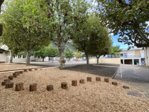 rentrée scolaire, cour cascade