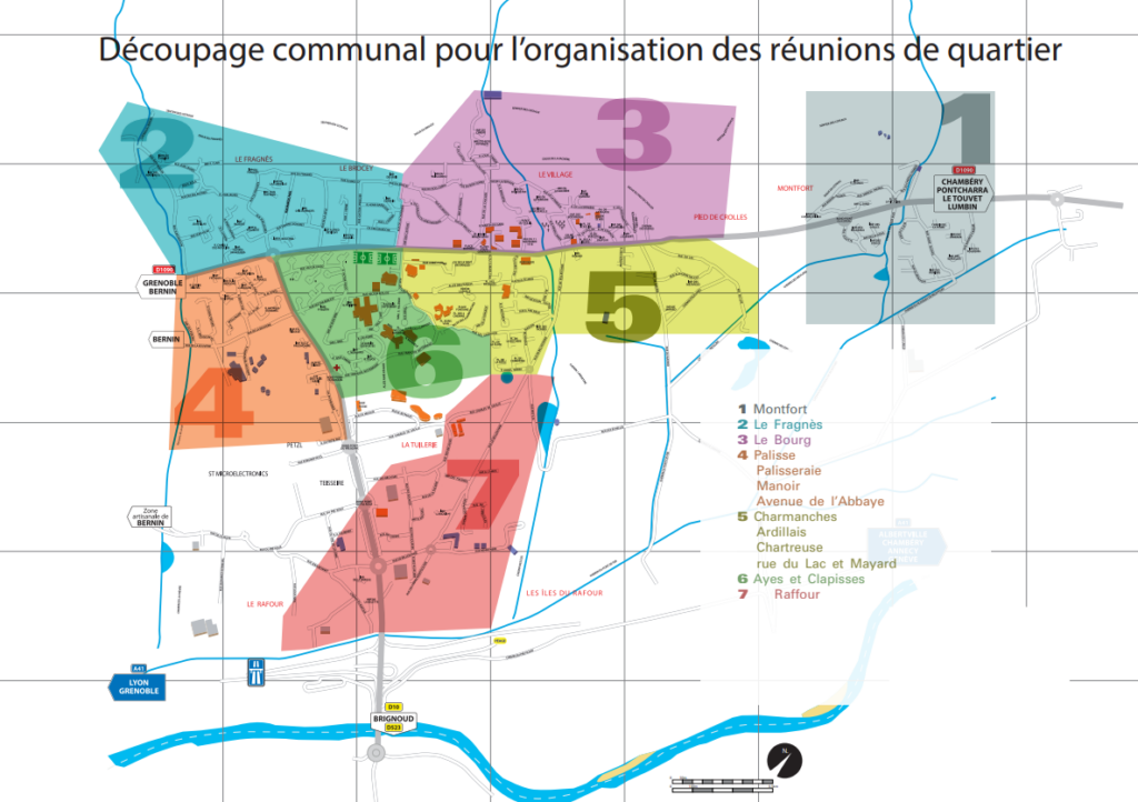 découpage réunions de quartier