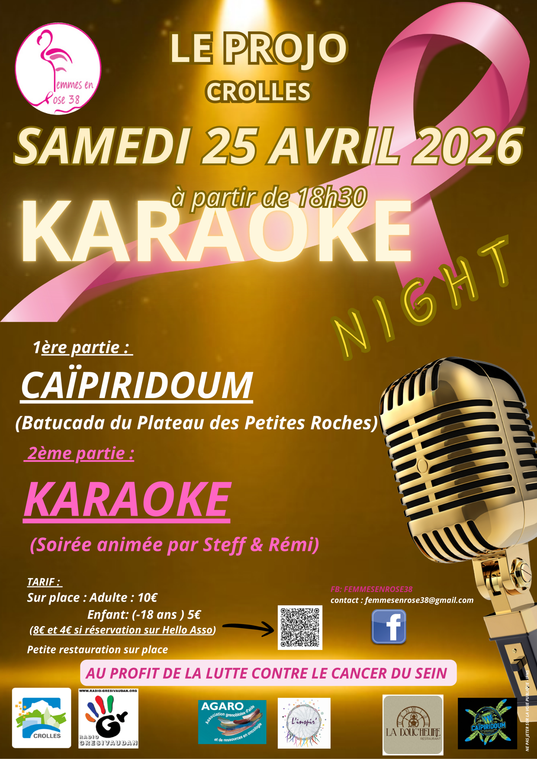 affiche femmes en rose