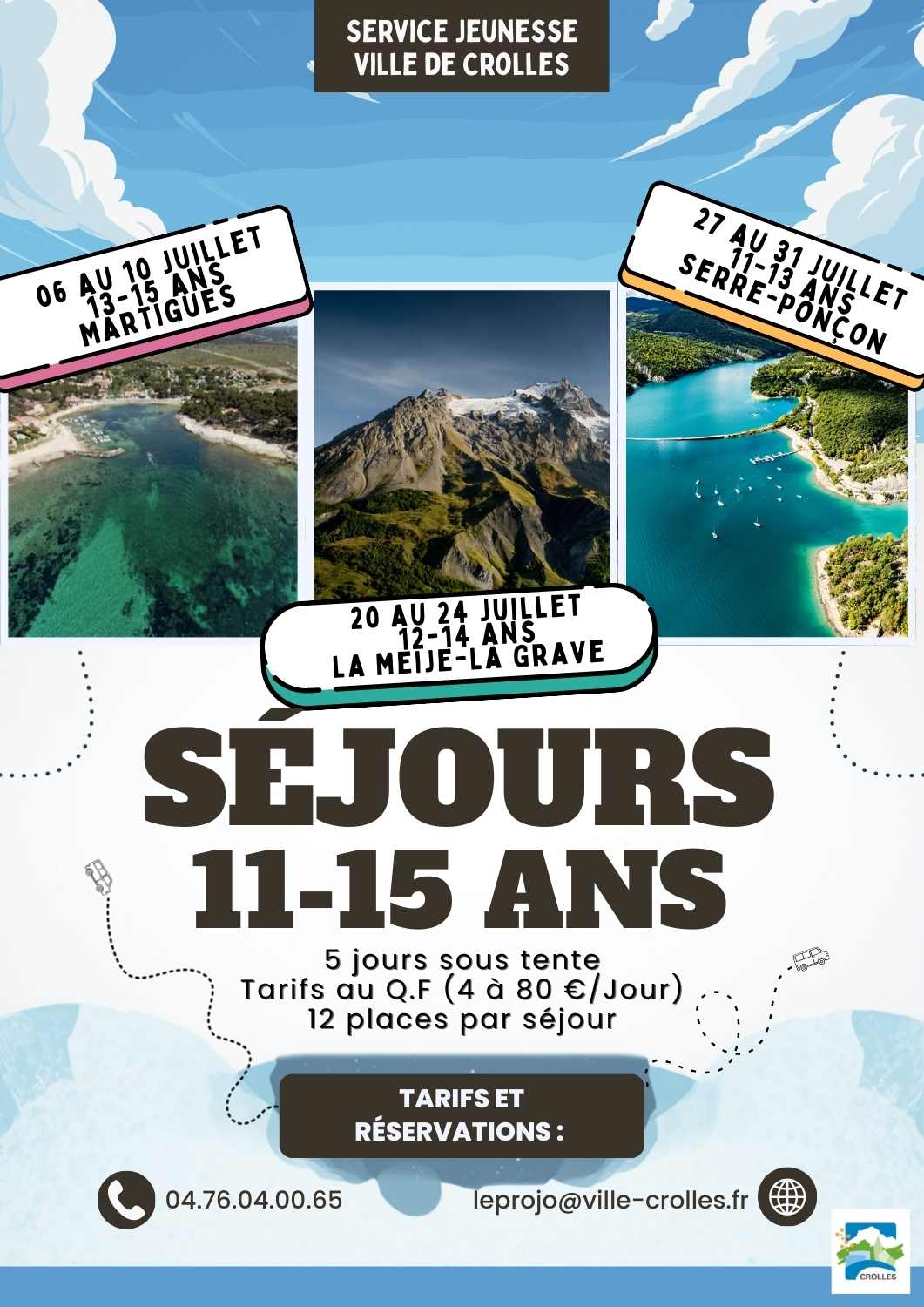 service jeunesse ville de crolles séjour 2026